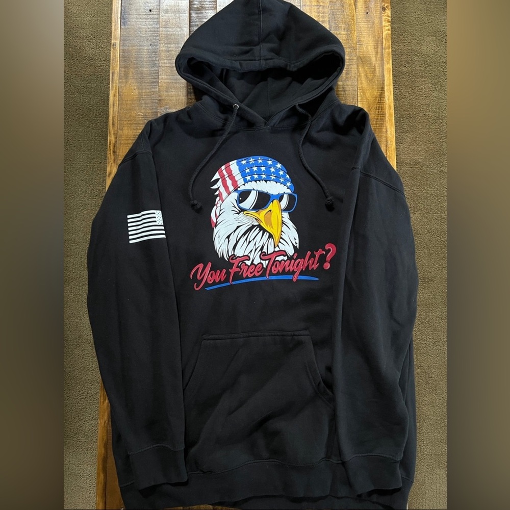 Tactical Pro Supply ‘You Free Tonight?’ Bald Eagle Hooded Sweatshirt